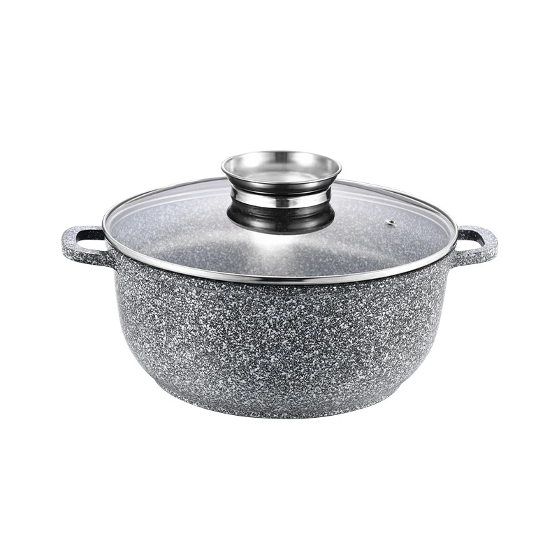 10 Pcs  Aluminum Kitchenware Set With Heat Resistant Painting Eco-friendly Color Ceramic Cooking Pan And Pot Set