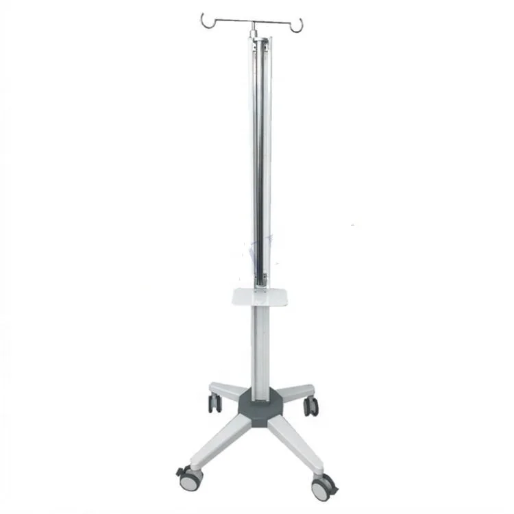 Movable hospital patient syringe pump and infusion pump trolley cart