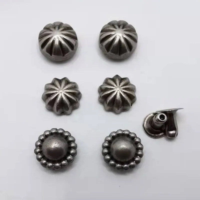 High End Dome Stud Rivet Round Pumpkin Rivet For Punk Belt Boots Leather