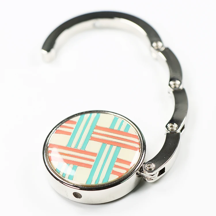 Custom Creative Table Top Folding Purse Hook Handbag Holder Accessories Bag Hanger