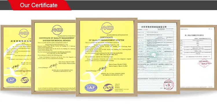 lab hospital professional use CE fluorescence immunoassay diagnosis consumables IVD reagent fer ferritin