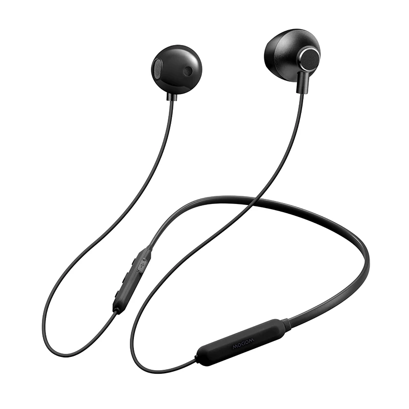Wopow BT25 2021 Portable sport neck band headset hand frees earphone neckband headphone with mic