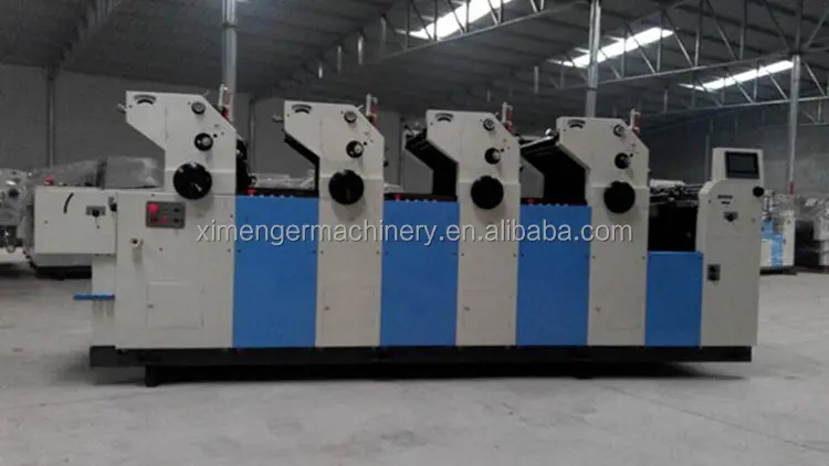 Automatic 4 Colour  Pamphlet Offset Printer A2 Size 4 Colors Newspaper Paper Sheet Offset Printing Machine Price