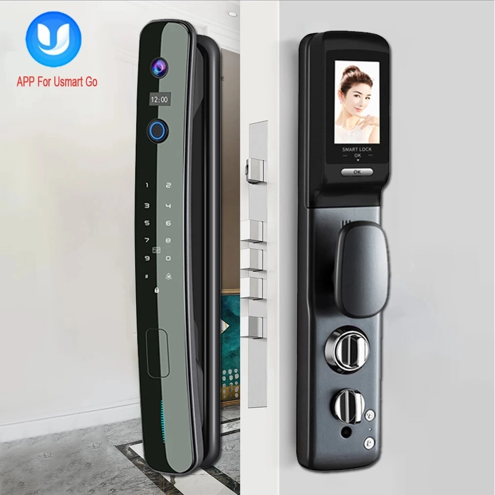 Беспроводной смарт-замок Usmart Go из алюминиевого сплава с Wi-Fi и отпечатком пальца