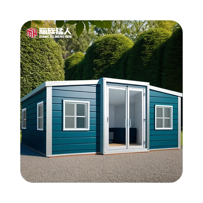 Prefab low price folding house with 3 bedroom and bathroom expandable container house 40ft 20ft 30ft
