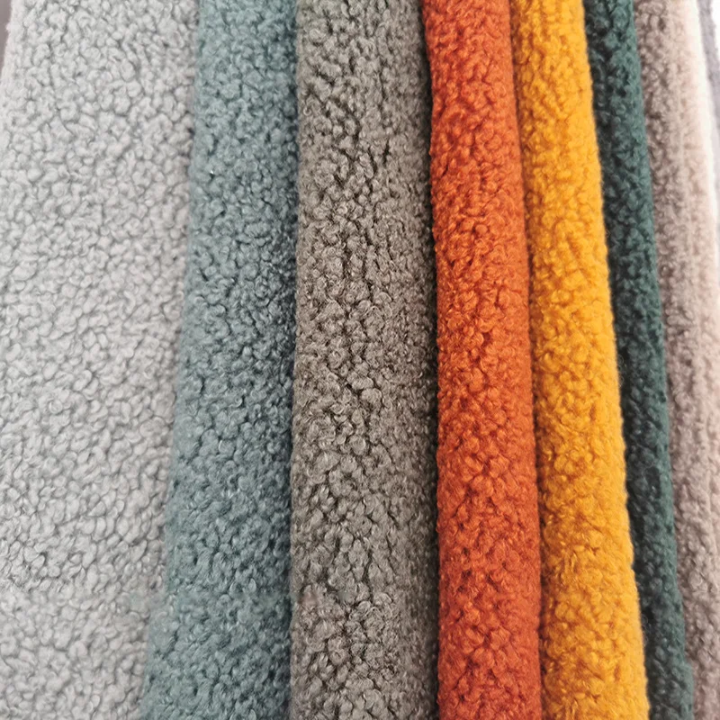 Plush Teddy Bear Sofa Fabric Supplier Textile Fabric for Cover Upholstery Sofa (1600350265379)