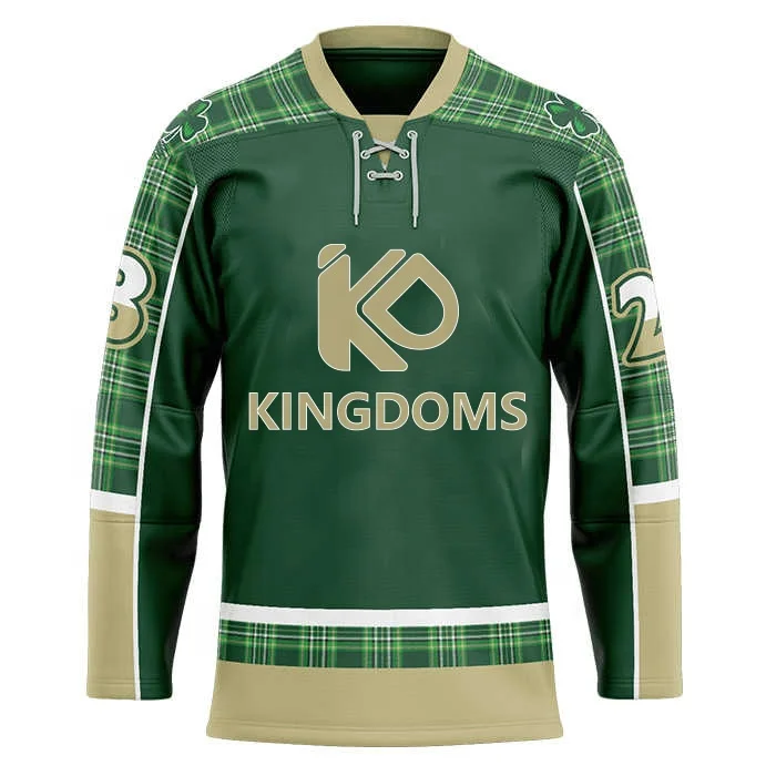 Sublimated Printing Ice Hockey Jersey Custom Made Youth Sports Team Custom Ice Hockey Uniform