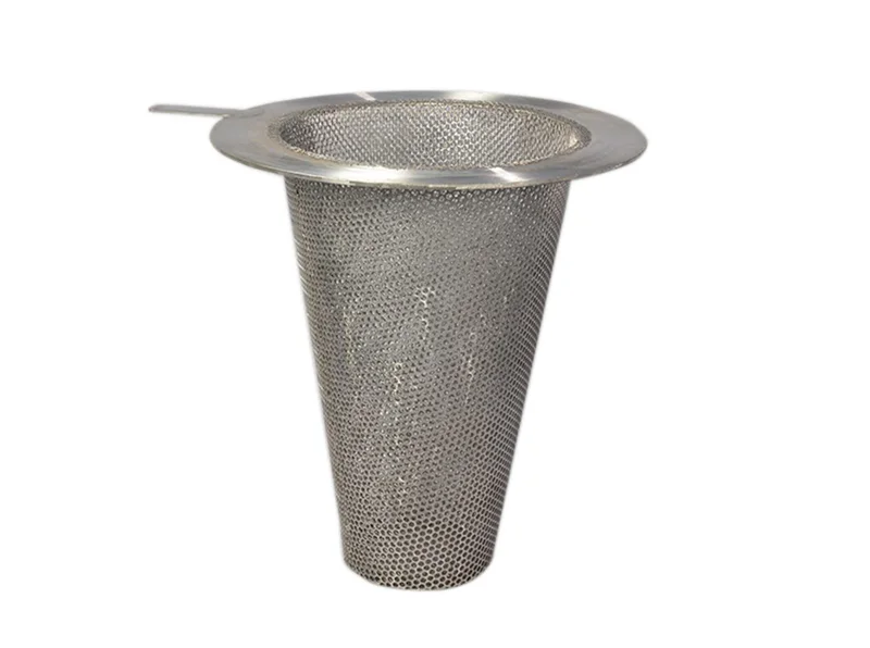 Stainless Steel Flat bottom Temporary Cone Type Fabricated Temporary Strainers