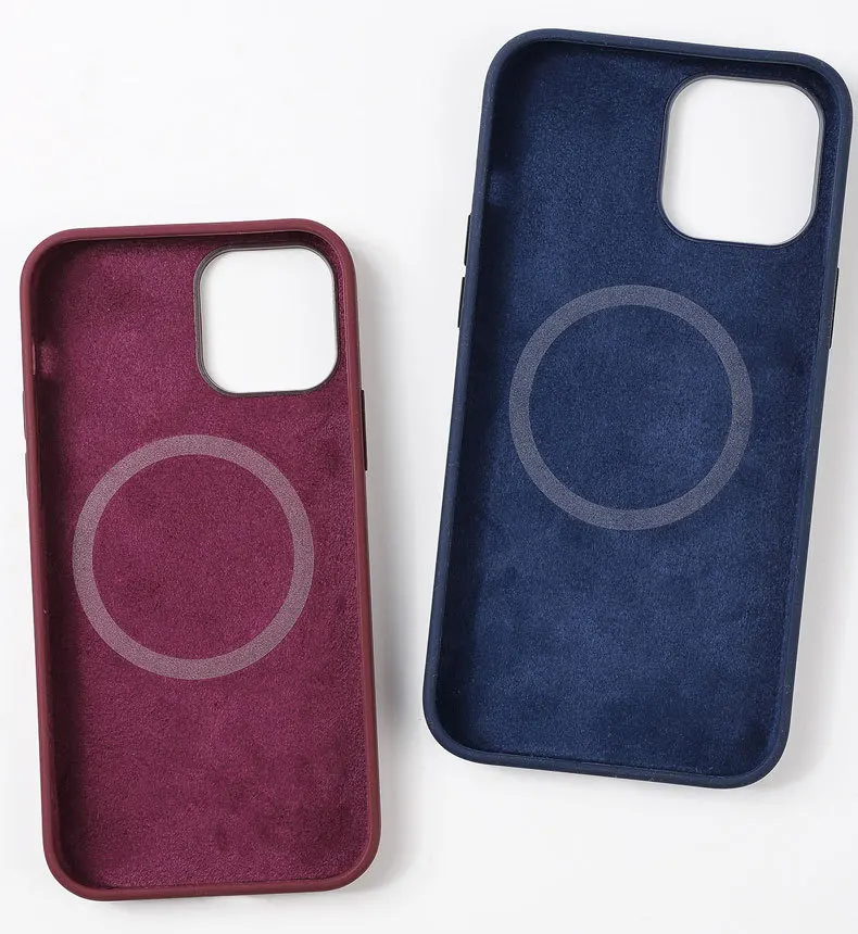 Original Liquid Silicone Case With Animation For iPhone 12 13 Pro Max Mobile Phone Cases & Covers Magnetic Case For Mag safe