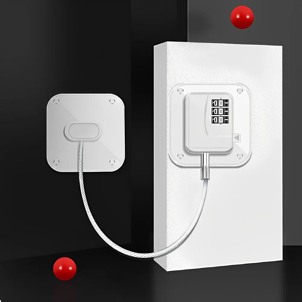 Multi-purpose Stainless Steel Wire Baby Safety Protection Lock for Cabinet Drawer Mechanical Combination Safety Child Locks