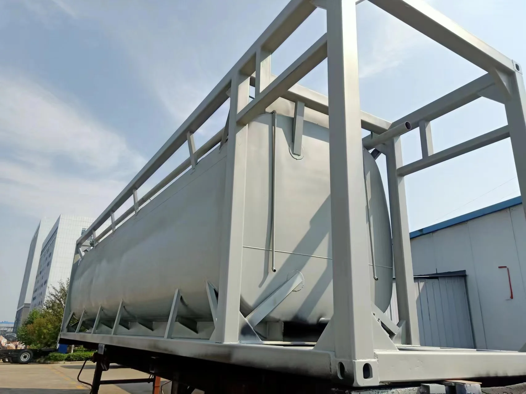 New 40ft Liquid Tank Container with Emulsion Flaw Detection Features 47.5 cbm Emulsion Storage Tank Container Storage
