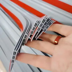 2 door-mounted windshields Silicone door bottom sealing strip baffle Door bottom sound insulation and insect-proof sealing strip