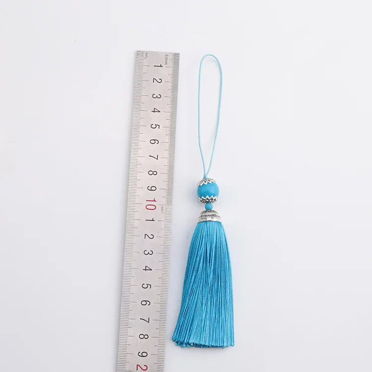 Hanging rope beaded tassel tassel box decoration pendant bookmark hanging tassel ancient costume Hanfu pressing lapel