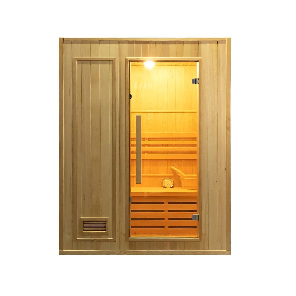Smartmak 3-4 Person Steam Traditional Finnish Steam Sauna Room