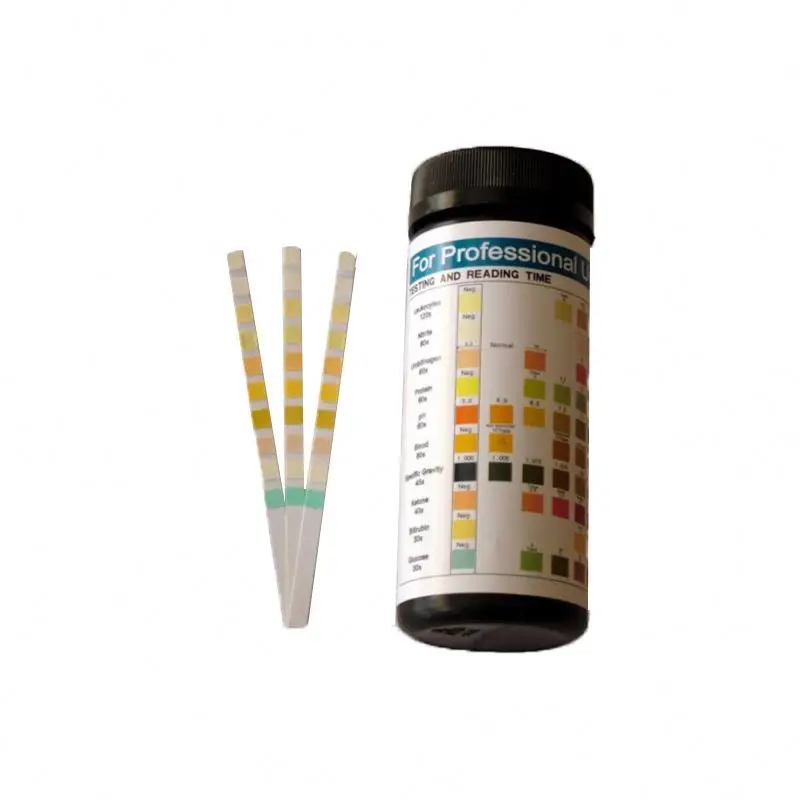 Good supplier factory price laboratory Reagent Strips Urinalysis urine test strips 10 parameters