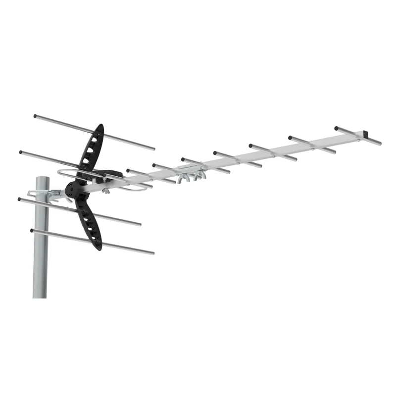 New design outdoor yagi tv antenna with patented reflector compact package size tv antenna