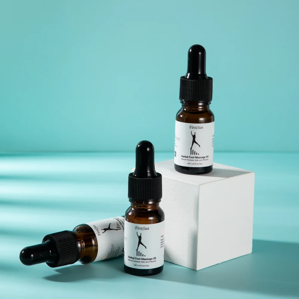 Firstsun natural wholesale health care soothing feet height increasing herbal foot massage oil grown