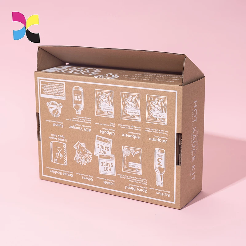 Brand corrugated shipping box manufacturing cardboard packaging boxes custom paper box