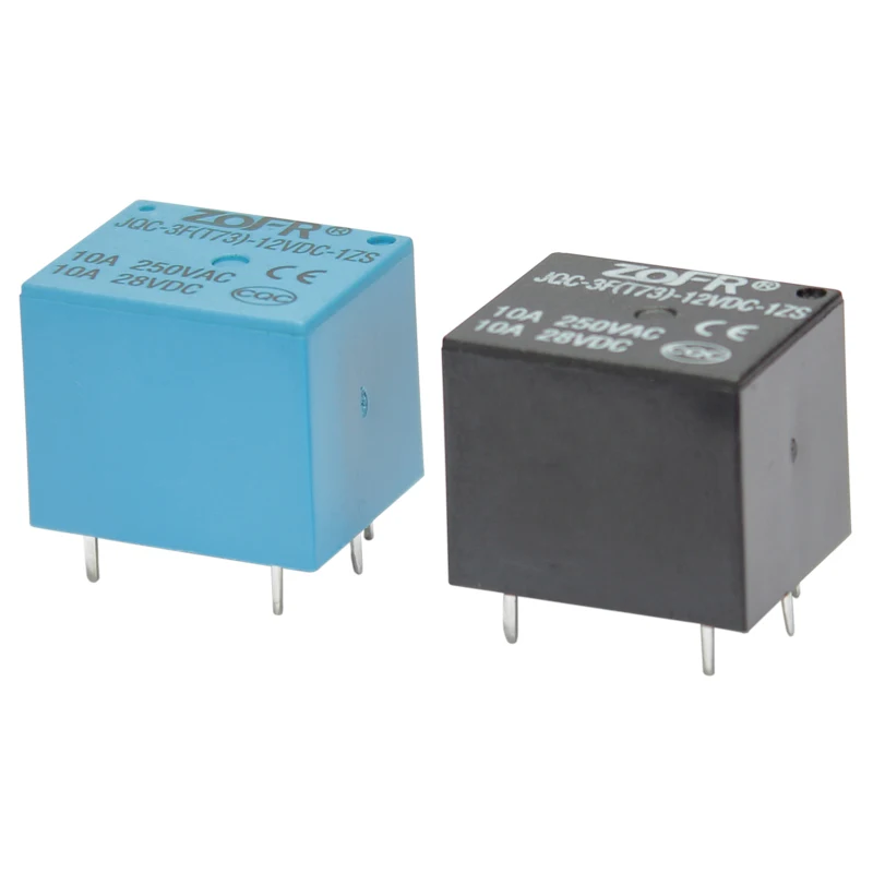 JQC-3F mini PCB relay T73 10A 12V suger cube 10 amp relay
