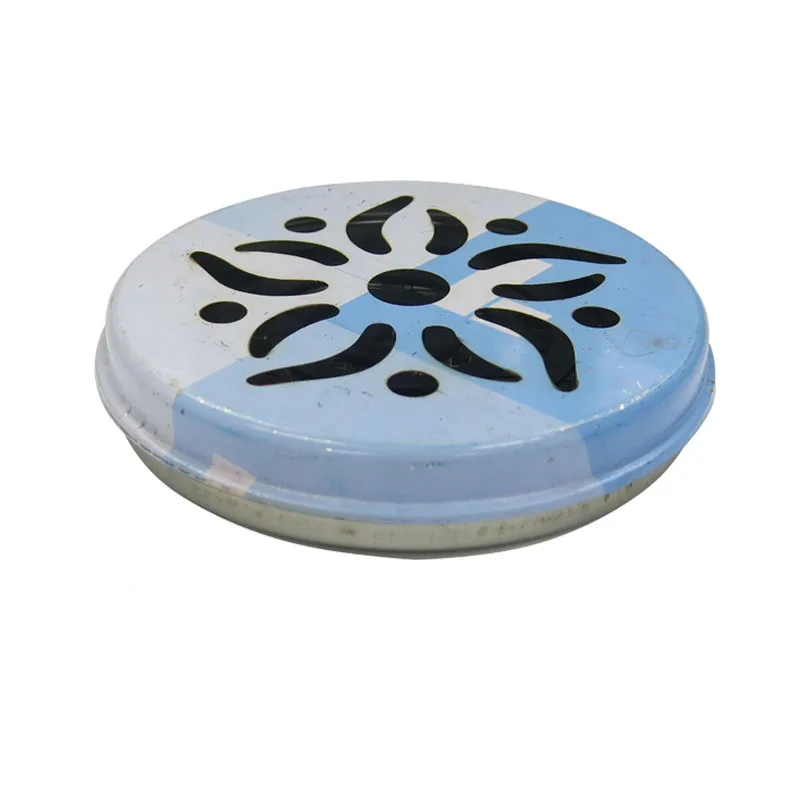 
* Wholesale custom dongguan Metal Round Gift Tin Mosquito-Repellent Incense box Tin Can OEM 