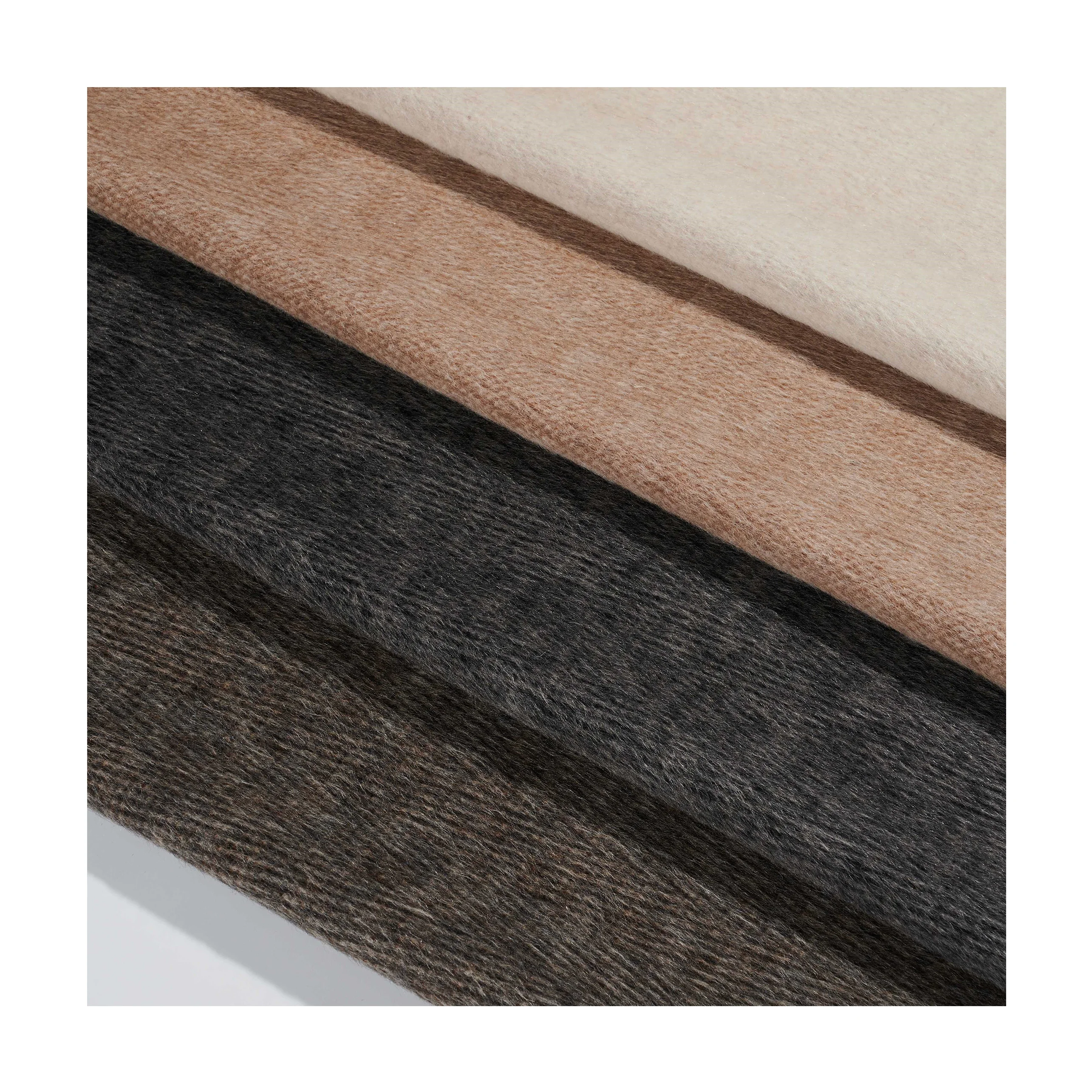 Good Quality Double Sided 80% Wool 5% Alpaca 15% Synthetic Fiber Alpaca Wool Fabric For Coat