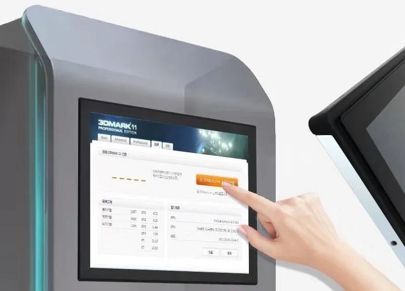 OEM/ODM service 15.6 inch LED open frame touchscreen Android tablet PC kiosk for retail advertising display