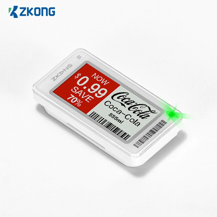  Акриловая электронная этикетка на полку Zkong ценник Esl Rfid цифровой для