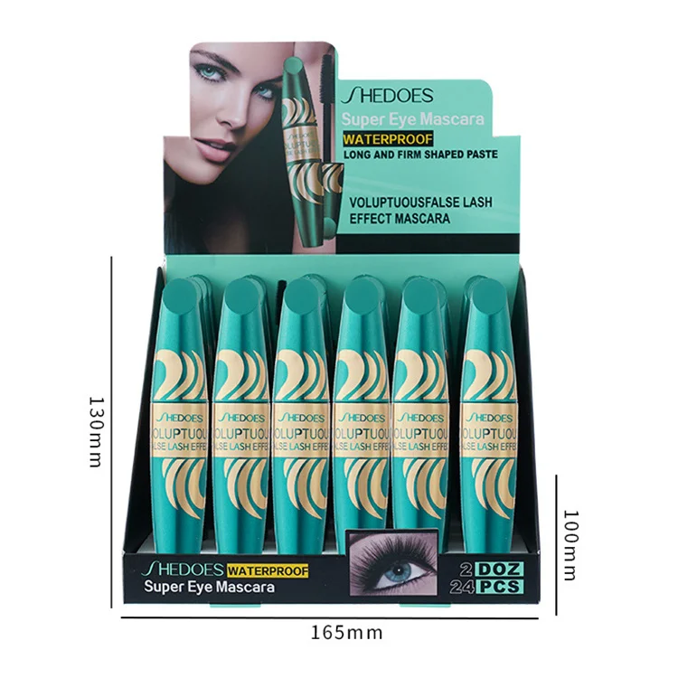 New Arrival Low MOQ 4D Silk Fiber Lash Mascara Black Volume Eyelash Mascara Waterproof