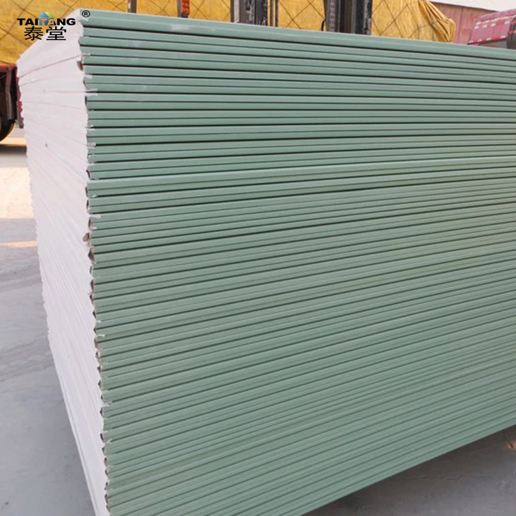 Sheetrock Drywall Water Resistant Placa Gib Board Guangzhou Wallboard Ba13