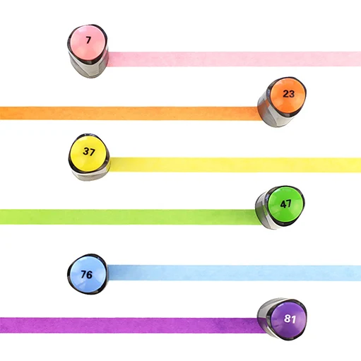 Маркерных ручек набор пластиковых avaibler Радуга арт марки постоянного каллиграфии водонепроницаемый цветной 168 в нескольких цветовых решениях 48 цветов принято