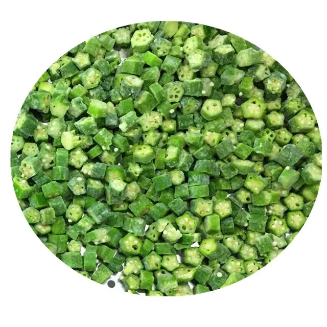 IQF Frozen Okra Cut Premium Quality Frozen Vegetables