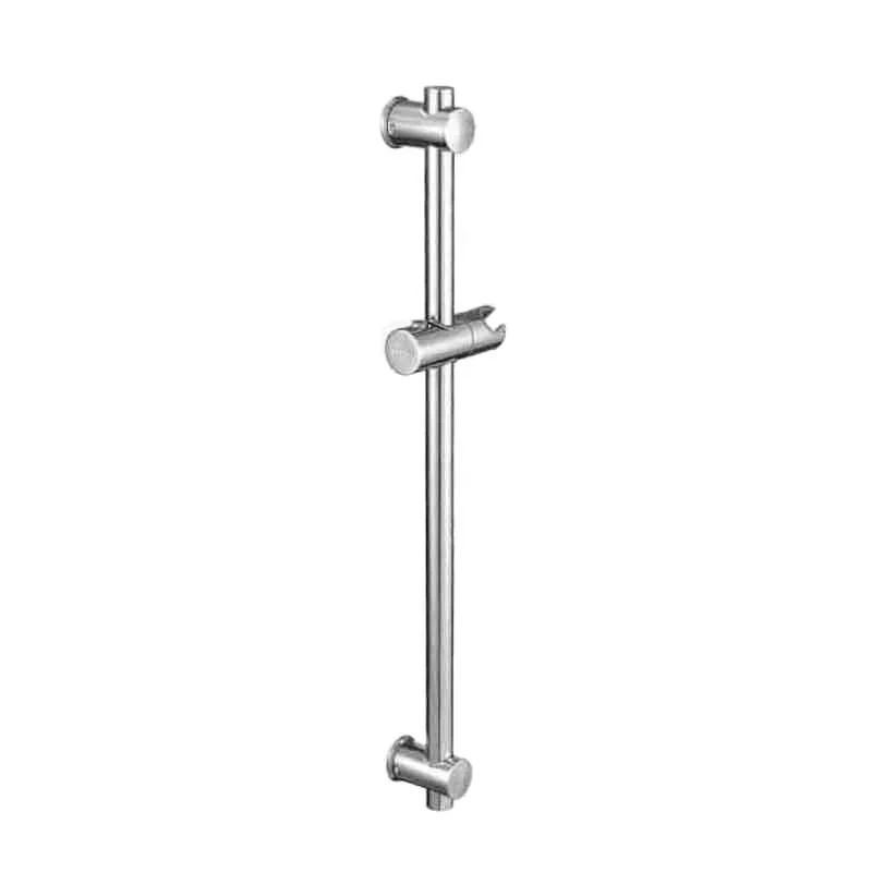 Solid brass square base bathroom Adjustable shower lift rod sliding bar with shower head holder