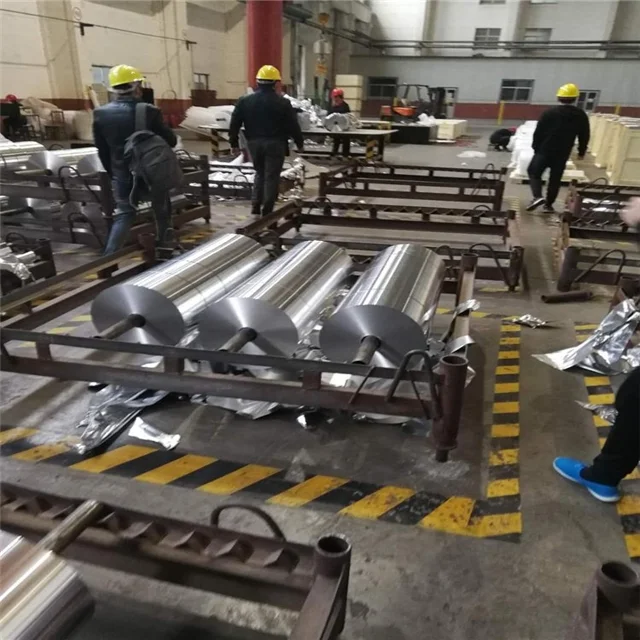 newest wholesale price food grade 8011 alloy aluminum paper aluminium foil film raw material jumbo roll for packaging container