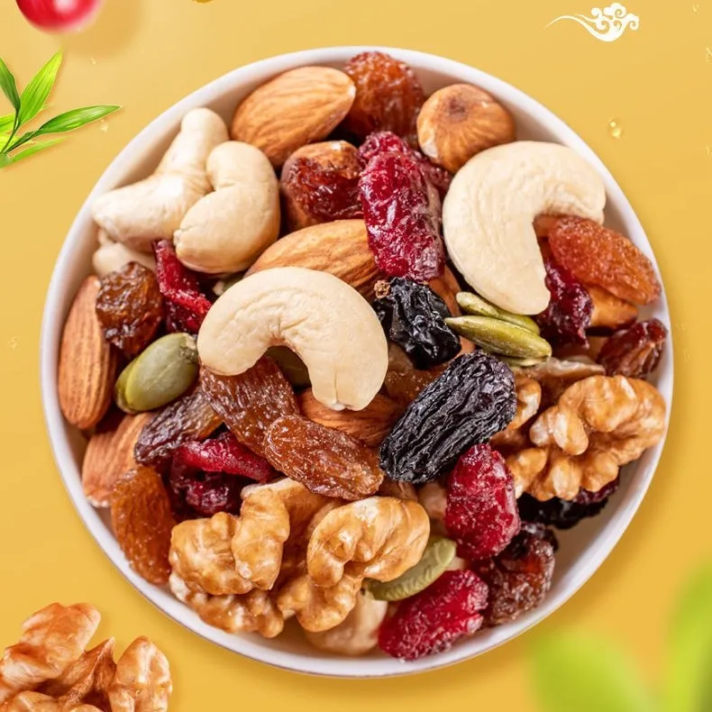 Ежедневные Смешанные закуски оптом смешанные орехи ядра и сухофрукты с ассорти Трейл микс орехами и сухофруктами