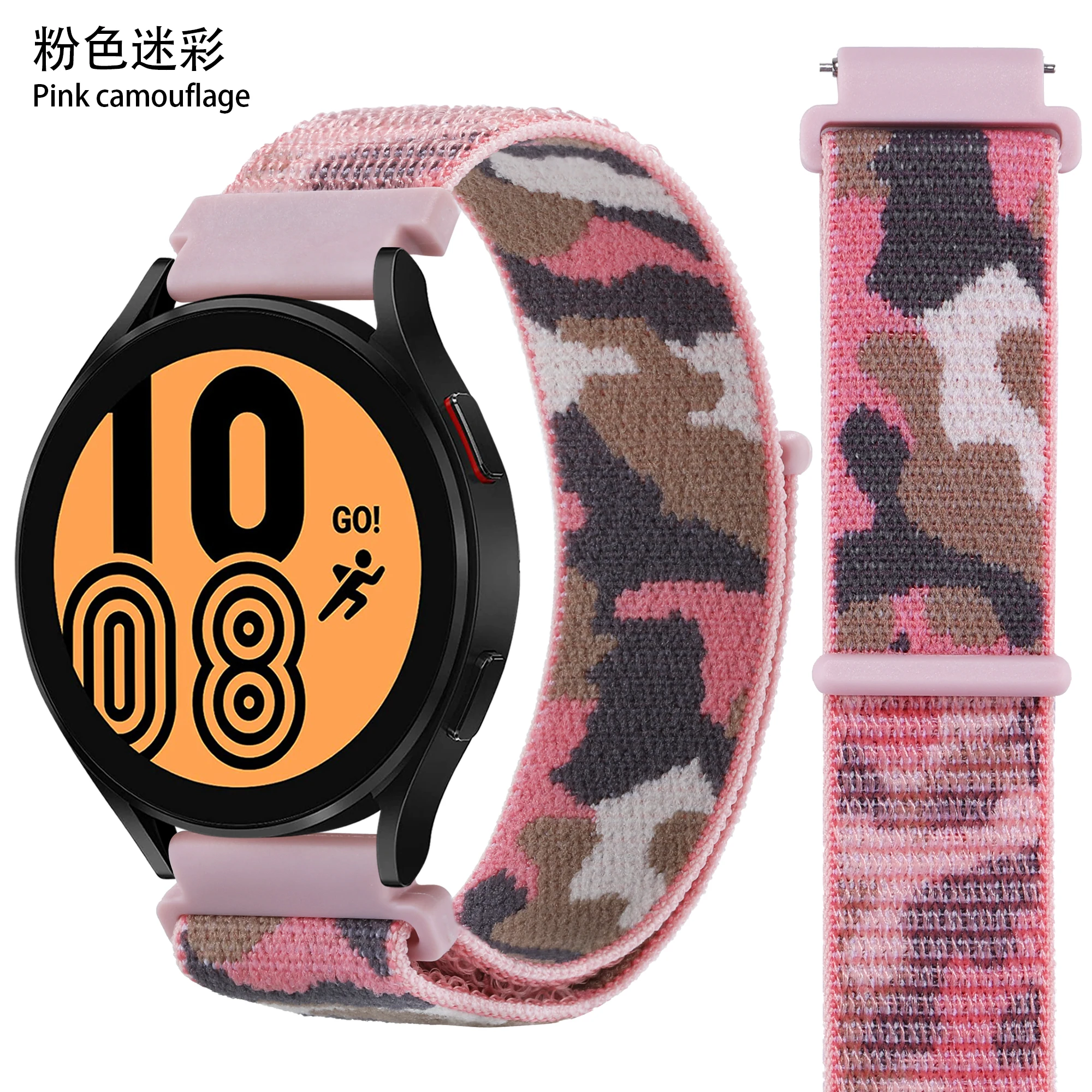 20 22mm Nylon Wristband For Huawei GT3 Nylon Loop Strap For Samsung Galaxy Watch /Garmin Smart watch Bracelet