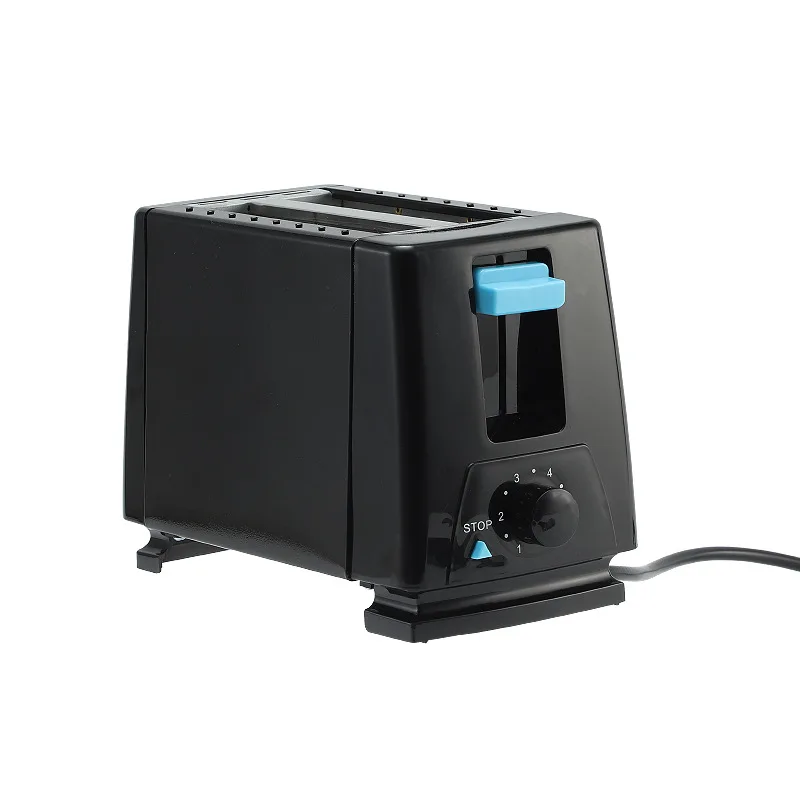 Factory wholesale 2 Slice Sandwich Bread Toaster Hot Sale Stainless Steel Household Breakfast Bread Toaster
