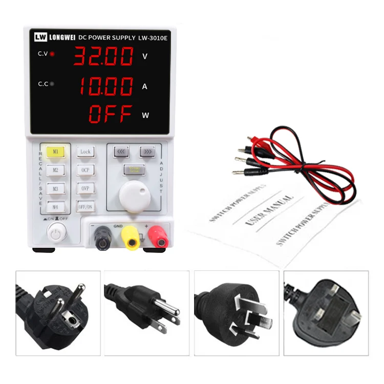 Longwei LW-1003E Programmable Power Supply Remote Control  300W Higher Sensitivity Charging Interface DC Power Supply