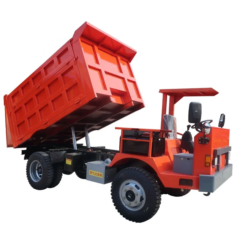 HuanSheng 6-8T Wheel Type Dumper Truck Underground Truck In Mining For Sale In China