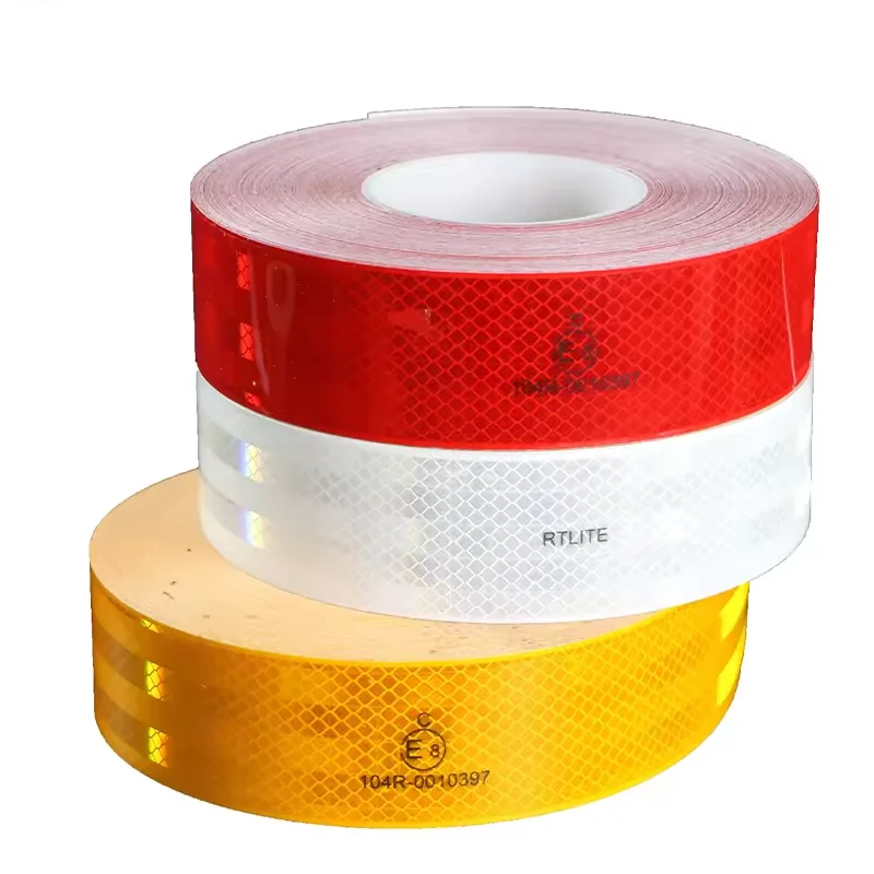 Waterproof Reflective Marking Tape CE13 Outdoor Security Stickers Cars Trucks Trailers Caution Reflective Vinyl Outdoor Usage