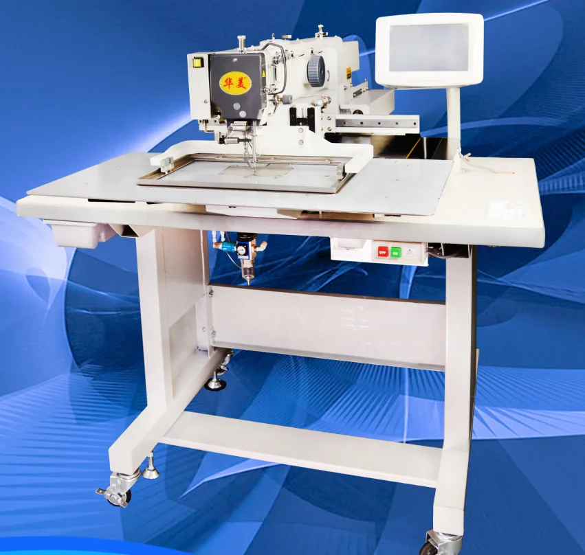 Computerized pattern  sewing machine  for gloves- making  /belts /leather goods