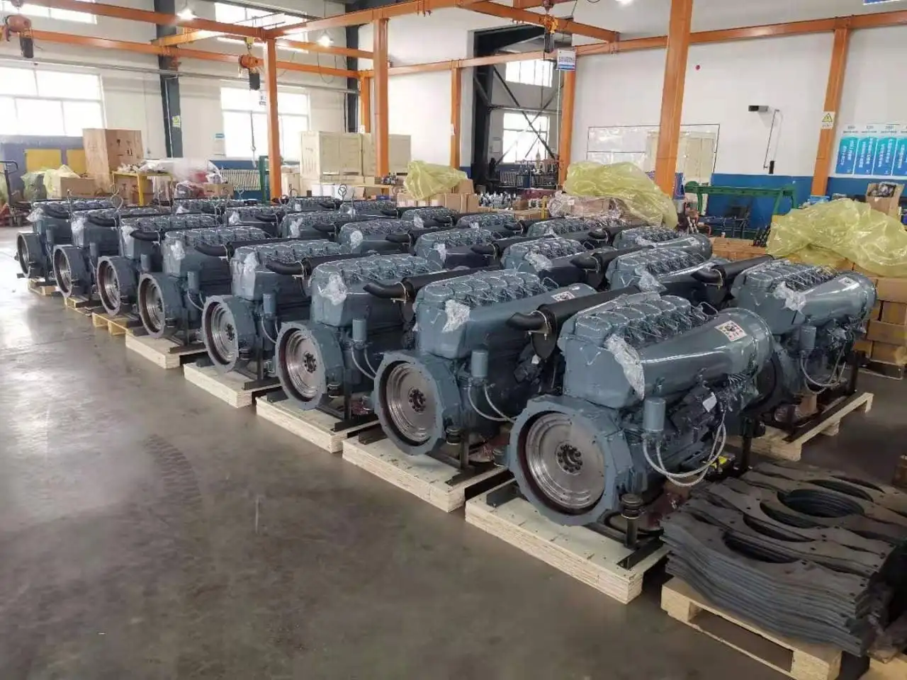 water pump agriculture irrigation pump motor machinery engines dowers air cooled deutz 6 cylinder  diesel engine F6L913 for sale