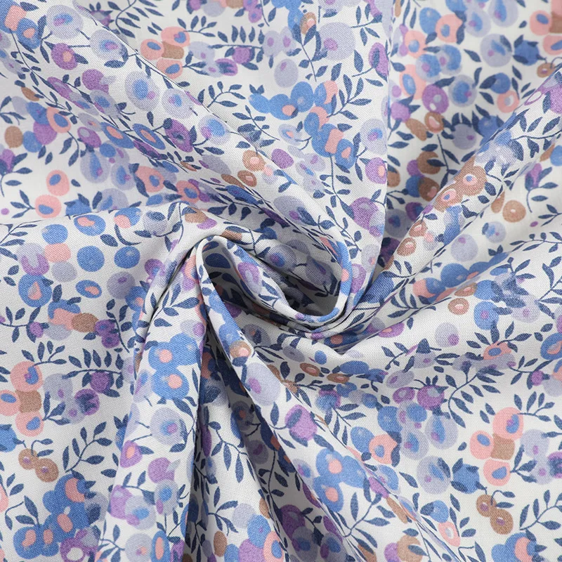 Custom Printing Plain 100% Cotton Poplin Digital Printed Cotton Fabric Stock Printed Cotton Poplin Fabric for garment