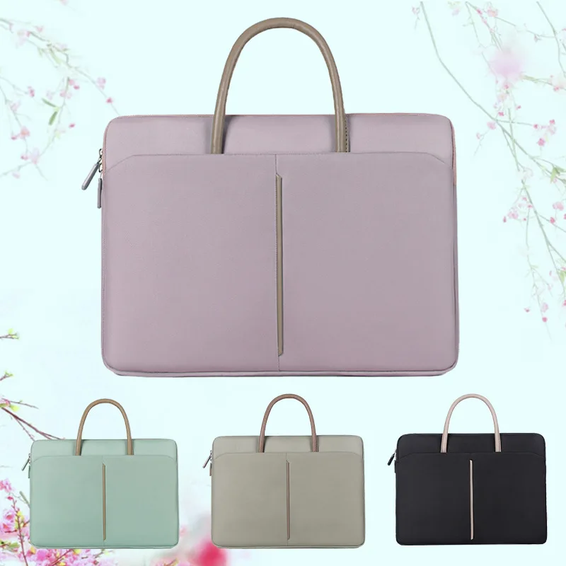 Cheap Customized Fabric Notebook Computer Laptop Briefcase Tote Bag For Women Business