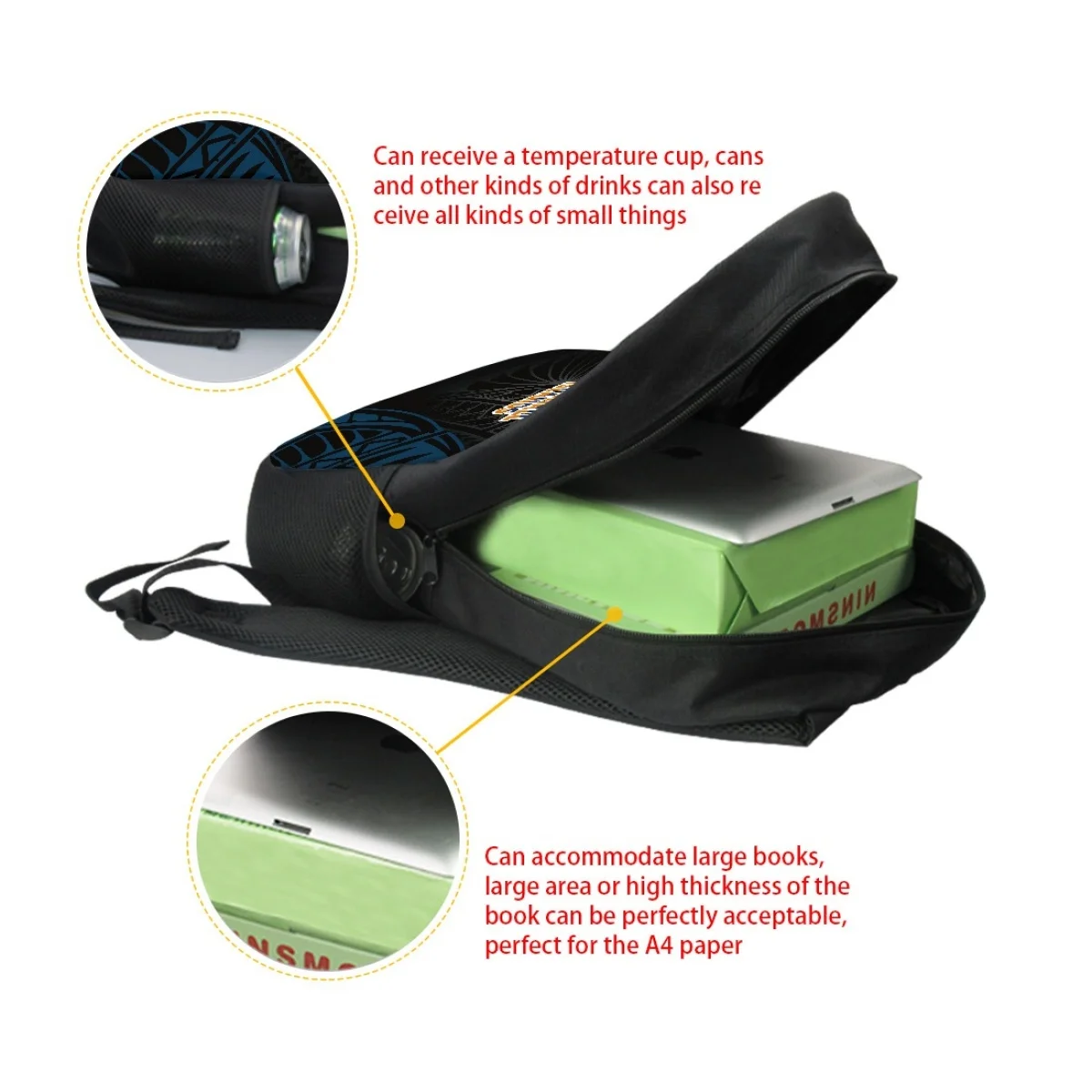 Custom Wholesale Marshall Logo Design Good Quality School Backpacks 2023 for Teenager Boy Girl Nylon Laptop Backpack School Bags