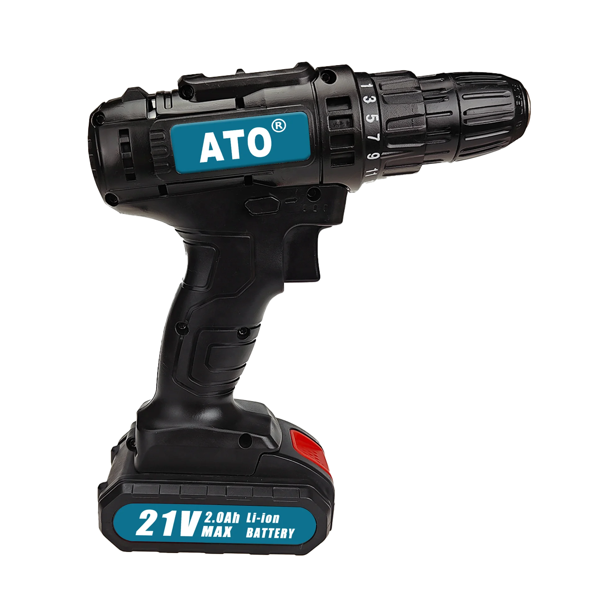 ATO A1013 Cordless Drill Power Tools Set Rechargeable Lithium Battery Cordless Driver Drill Electric 21V Drill Sets Cordless