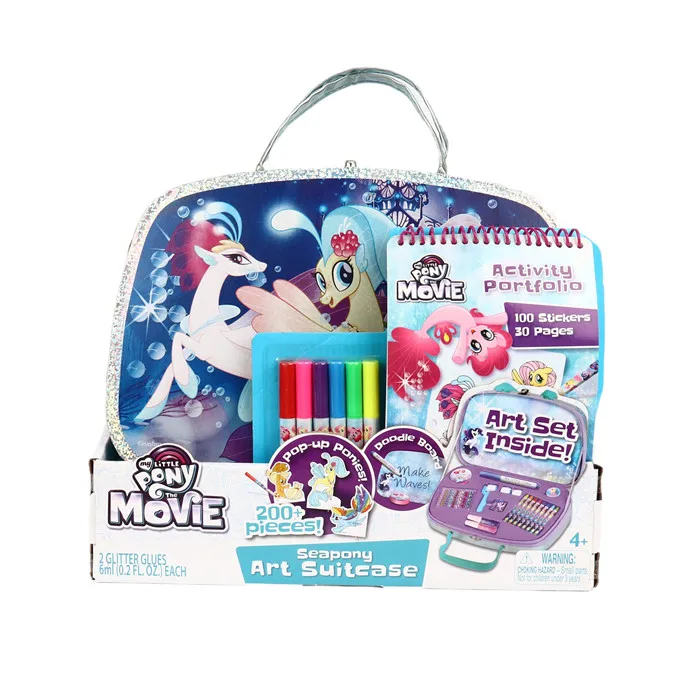 
Pony Movie Kids Best promotion gifts DIY Multi-Function Creative toys Stencil Drawing art set HC006 