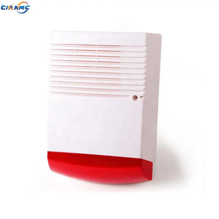 Waterproof Outdoor Fire Strobe Sounder Siren With Flashing Light