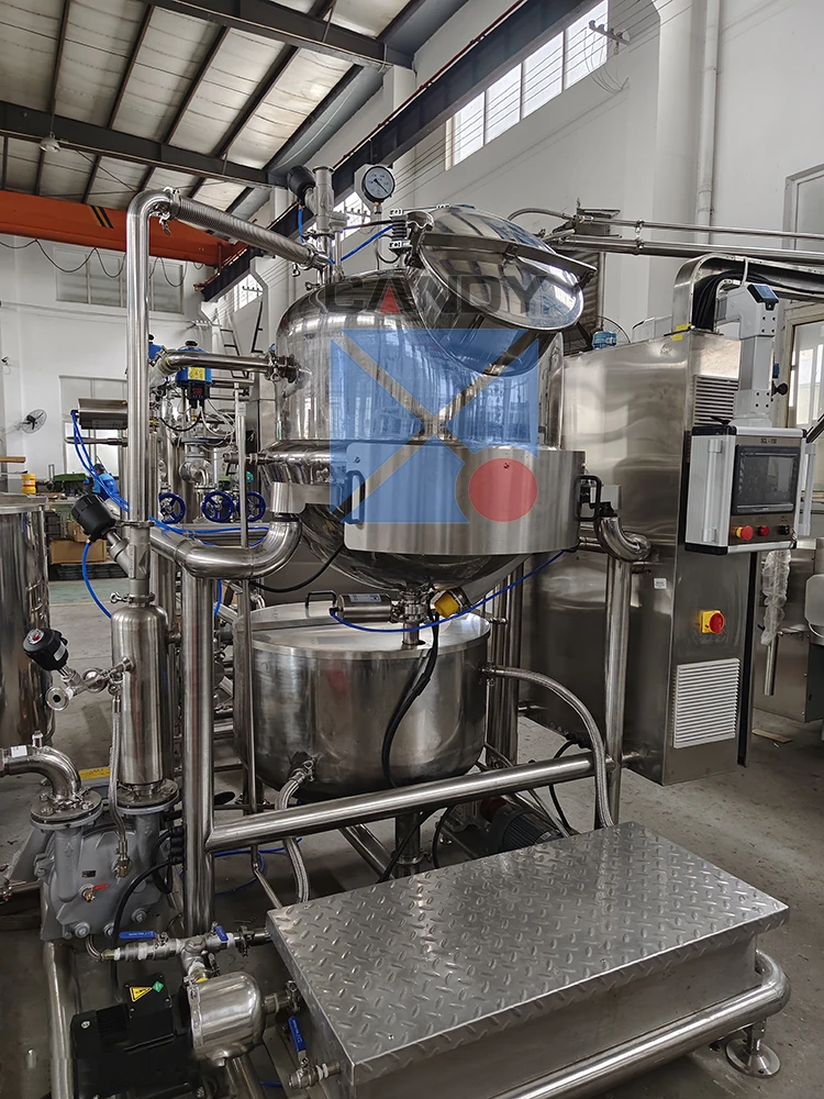 Auto QQ soft Candy Making Machine Large Gummy Candy Production Line