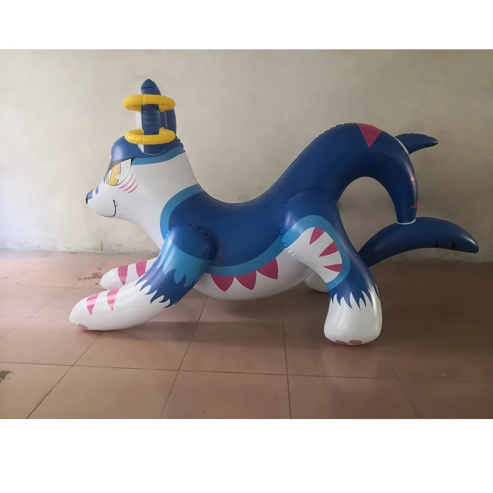 BeiLe надувная синяя лиса на заказ игрушка-животное для любителей