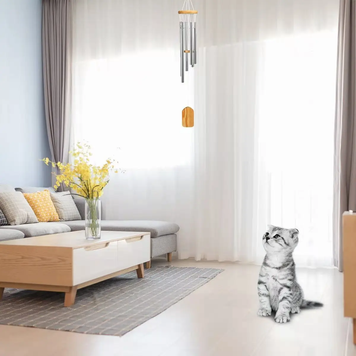 Индивидуальный логотип отличное исполнение подвеска ангел ветер колокольчики для